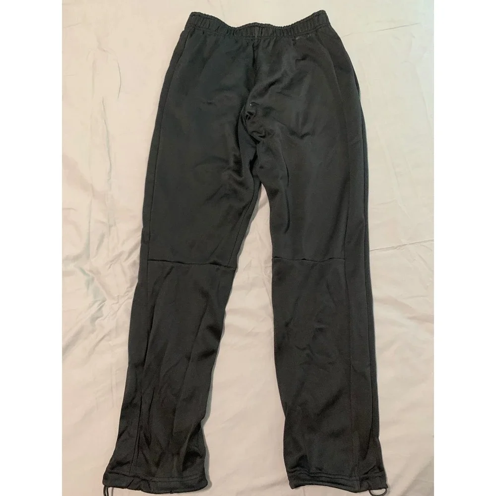 Nike Therma-FIT Black Fleece Sweatpants Bungee Hem Mens Small Joggers